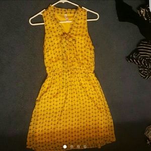 Xhilaration Yellow Dress