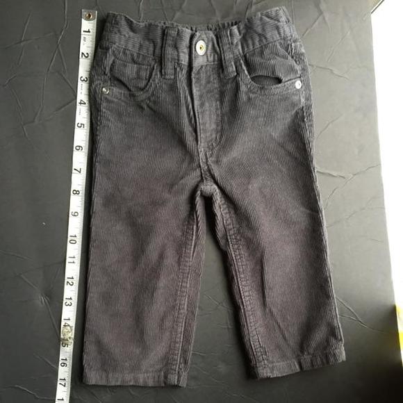 Calvin Klein Jeans (12m) gray corduroy pants with front & back pockets