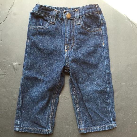 Jeans with button fastener, zipper and pockets (18M) Nautica