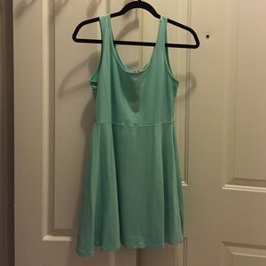 Mint fit and flare dress