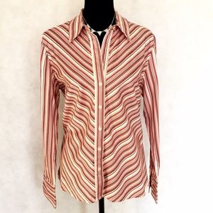 Old Navy Multi Stripe Buttonfront Shirt