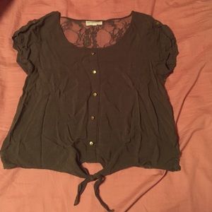 Green blouse