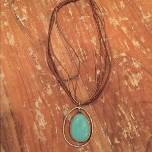Silpada Turquoise and silver necklace