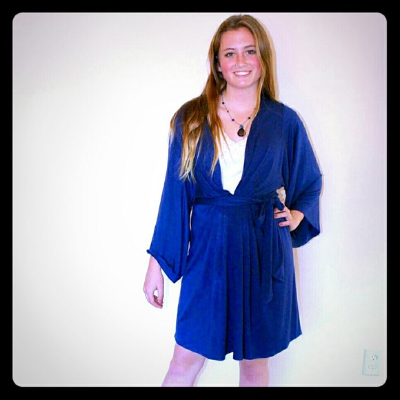 Navy Blue Lanren Conrad Dress