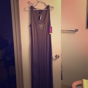 Maxi dress olive green