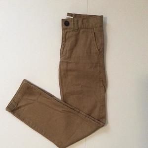 GYMBOREE Tan Herringbone Prep Fit Pants