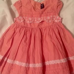 Old Navy peach dress.
