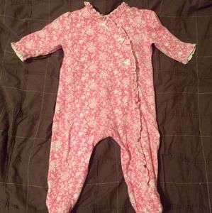 Little Me pink/white sleeper.