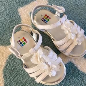 Healthtex white sandals.