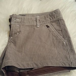 Abercrombie and Fitch Stripe Shorts