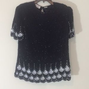 Vintage beaded top