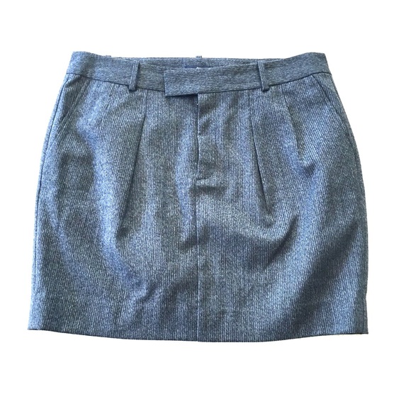 Chambray Knit Mini Skirt Size 12 by GAP