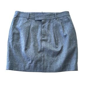 Chambray Knit Mini Skirt Size 12 by GAP