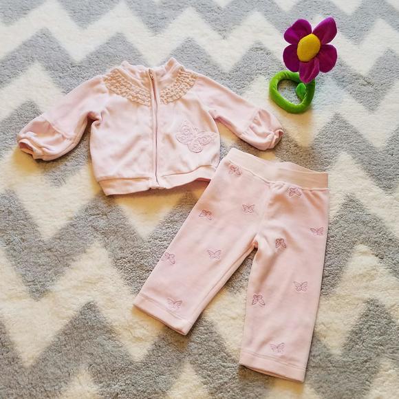 Butterfly Velour Track Suit