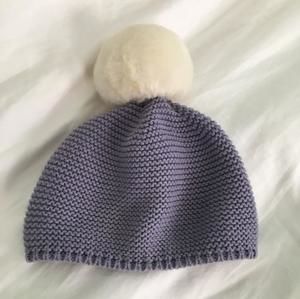 Baby Gap// purple knit hat