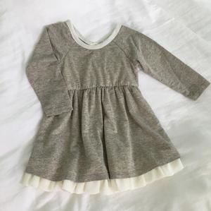 Splendid// ivory and gold dress