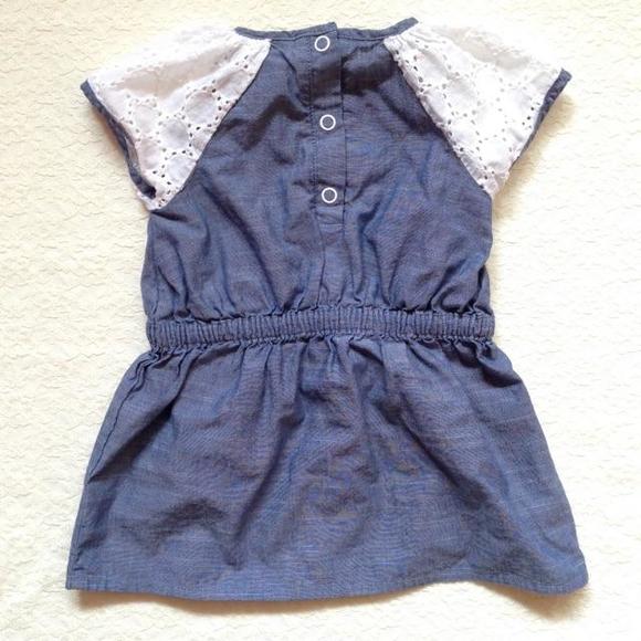 Denim Eyelit Dress - Picture 2 of 2