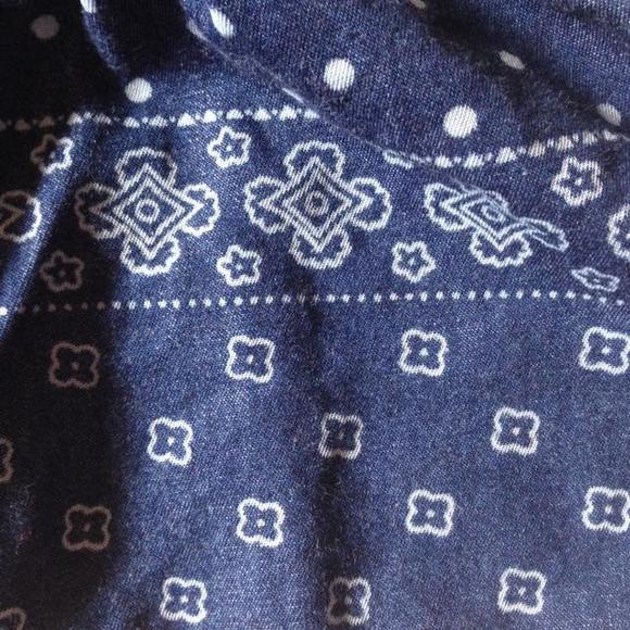 Bandana Denim Top - Picture 3 of 4