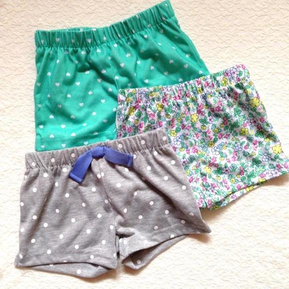 3 pajama/play shorts