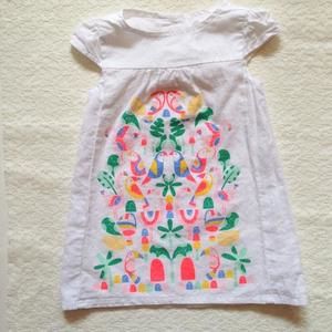 Gymboree Neon Island Bird Dress
