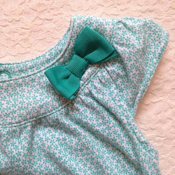 🆕 Floral Green Romper - Picture 2 of 2