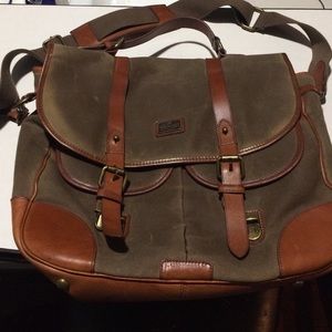 British Belt Company Langdale Satchel Olive.