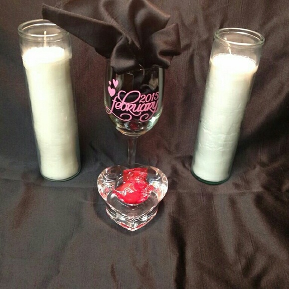 Pink Wine Glass