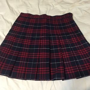 American apparel plaid skirt