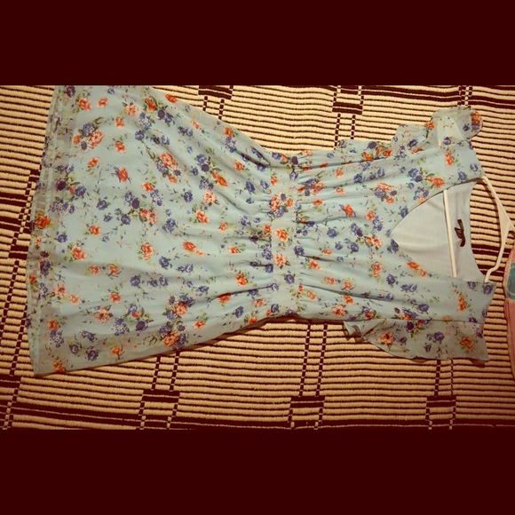 MNG floral dress