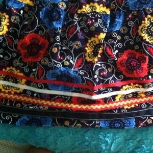 Hanna Andersson corduroy floral skirt