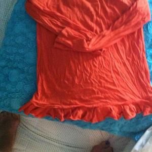 Jcrew crewcuts orange shirt