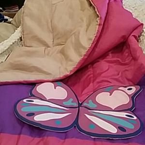 butterfly sleeping bag backpack