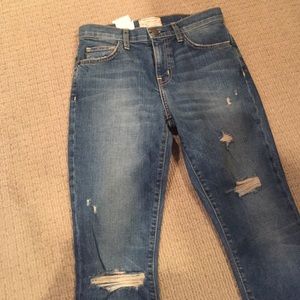 Brand new current Elliot high waist jeans