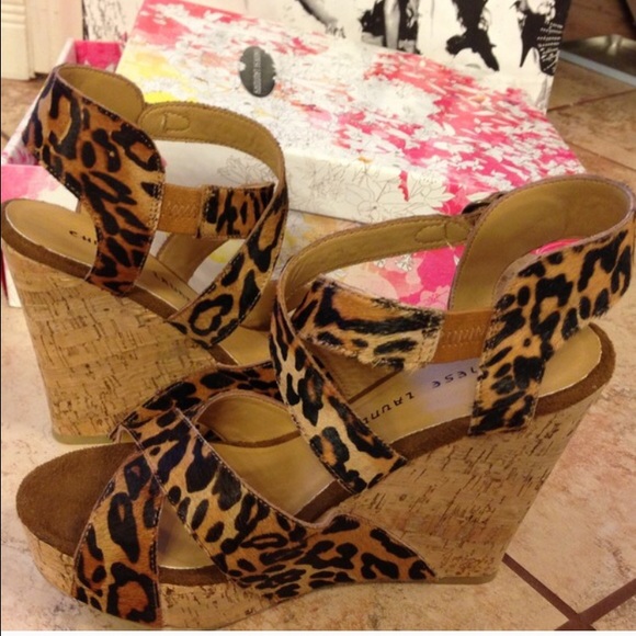 Chinese Laundry Leopard Wedges