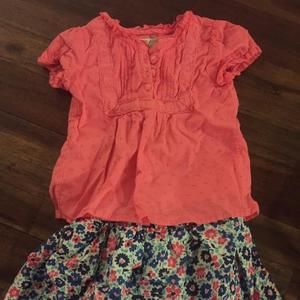 Children's place two piece set size 12-18 months