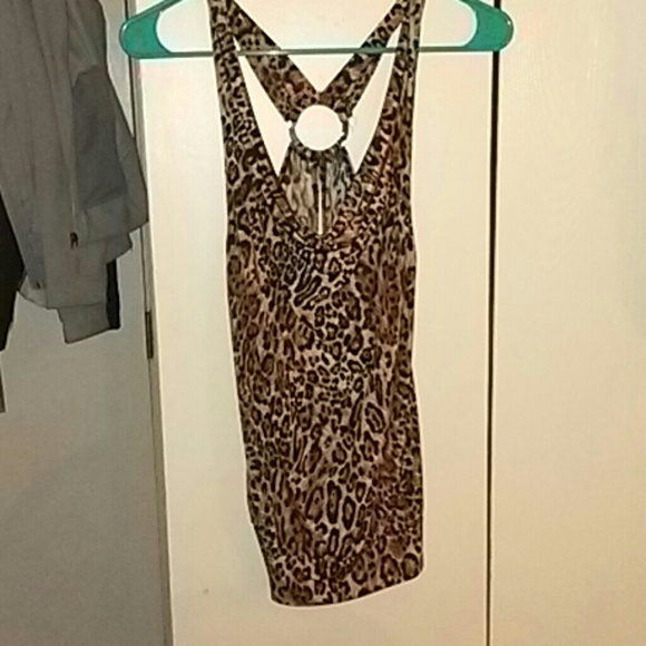 Cheetah print silky beautiful shirt! - Picture 1 of 4