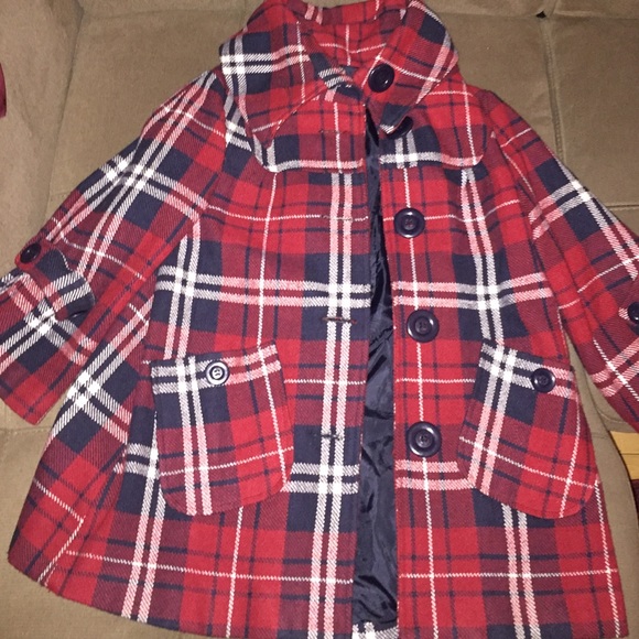 Plaid Swing Coat