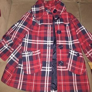 Plaid Swing Coat