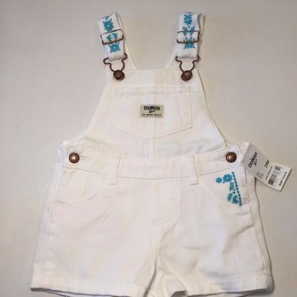 NWT! OshKosh Bib jean shorts