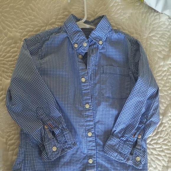 H&M blue and white button down - Picture 1 of 2