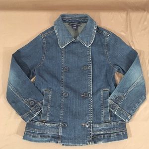 Gap girls denim jean jacket XS