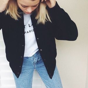 NWOT Brandy bomber jacket