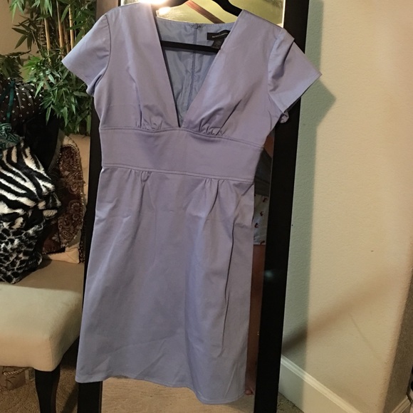 Moda international blue cotton dress