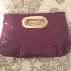 Michael Kors - purple clutch