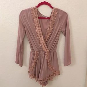 Cute pink romper