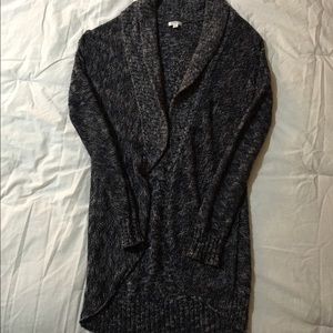 Blue/white cardigan