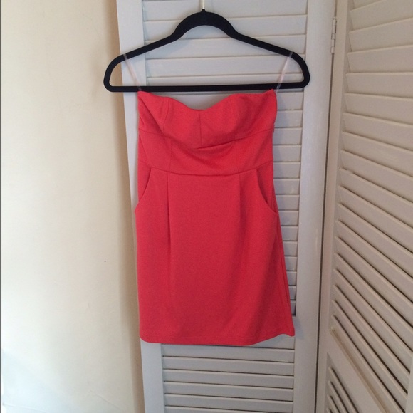 Coral Mini Dress