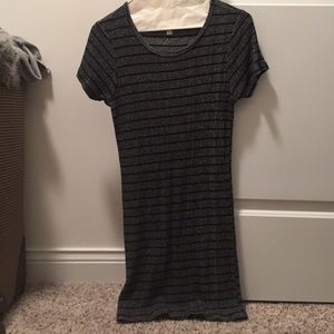 Fitted tee shirt dress