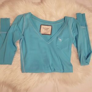Abercrombie and Fitch Light Blue long sleeve top