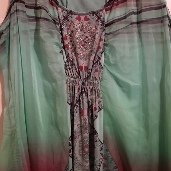 Patchwork high low dress - Picture 2 of 4